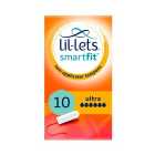 Lil-Lets Smartfit 10 Non-Applicator Tampons Ultra