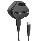 MIXX Mains Charger with Type C Cable - Black