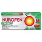 Nurofen Express Pain Relief 200mg Liquid Capsules Ibuprofen 10 per pack