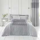 Beverley Charcoal Embellished Luxe Duvet Cover and Pillowcase Set