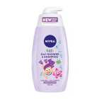 NIVEA Kids Sparkle Berry 2 in 1 Shower & Shampoo 500ml