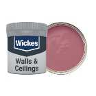 Wickes Vinyl Matt Emulsion Paint Tester Pot - Dusty Rose No.621 - 50ml