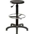Teknik Office Polly Stool with a Standard Ring Kit Conversion and Fixed Footring