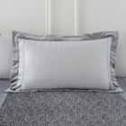 Beverley Embellished Luxe Charcoal Oxford Pillowcase