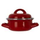 Premier Housewares Mini Casserole Dish - Red Enamel