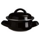 Premier Housewares Mini Casserole Dish - Black Enamel
