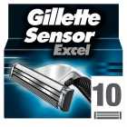 Gillette Sensor Excel Razor Blades 10 per pack