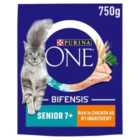 Purina ONE Senior 7+ Dry Cat Food In Chicken 750g