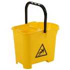 Bulldozer Bulldog Yellow Mop Bucket - 16L