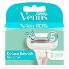Venus Deluxe Smooth Sensitive Blades, 3s