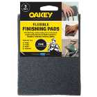 Oakey Flexible Finishing Pads - Pack of 5