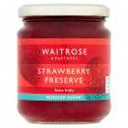 Waitrose Reduced Sugar Strawberry Preserve, 310g