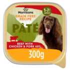 Morrisons Premium Pate With Beef & Chicken For Adult Dogs 300g