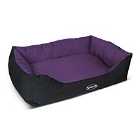Scruffs Expedition X-Large Box Pet Bed - Plum