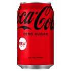 Coca-Cola Zero Sugar Can, 330ml