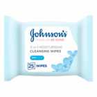 Johnson's Daily Essential Moisturising Wipes 25 pack