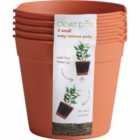 Clever Pots Small Easy Release Propagation Pots 9.8 x 8.7cm 5 Pack