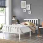 Aspire Atlantic Wooden Bed Frame White
