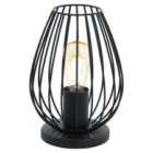 Rounded Black Table Lamp