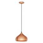 Rounded Copper Pendant