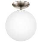 Rondo Globe Flush Ceiling Light