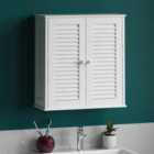 Bath Vida Liano 2 Door Wall Cabinet - White
