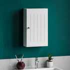 Bath Vida Priano 1 Door Wall Cabinet - White