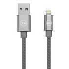 MIXX Braided Lightning Cable 1.2m - Space Grey