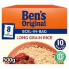 Ben's Original Boil-In-Bag Long Grain Rice 8 Bags 500g