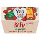 Yeo Valley Organic Strawberry Kefir Yogurt 4 x 100g