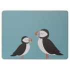 Set of 4 Puffin Cork Back Placemats