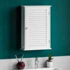 Bath Vida Liano 1 Door Wall Cabinet - White