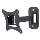 AVF Extendable Tilt and Turn Monitor Wall Mount for 13 - 27 inch Screens - Black