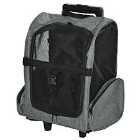 PawHut Pet Travel Backpack Bag w/ Trolley - Grey