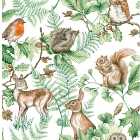 Superfresco Easy Woodland Animals Natural Wallpaper - 10m