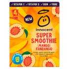 Innocent Kids Mango, Peach & Apricot Childrens Fruit Smoothies Multipack, 4x150ml