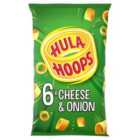 Hula Hoops Cheese & Onion Multipack Crisps 6 Pack 6 per pack