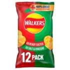 Walkers Ready Salted, Salt & Vinegar Variety Multipack Crisps 12 per pack