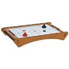 Jouet Mini Air Hockey Tabletop Game with 2 Pucks, Pushers, Scoreboard & Markings