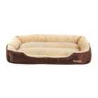 Bunty Deluxe XX-Large Soft Dog Bed - Brown