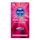 Skins Dots & Ribs Condoms 12 per pack