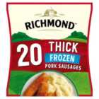 Richmond 20 Thick Frozen Pork Sausages 860g