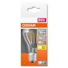 Osram 50W Filament Mirror Top E27 GLS Classic LED Bulb - Warm White