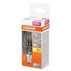 Osram 25W Filament Clear E14 Twisted Candle LED Bulb - Warm White