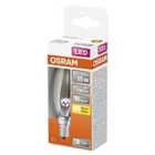 Osram 15W Filament Clear E14 Candle LED Bulb - Warm White