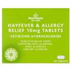 Morrisons One-A-Day Hayfever & Allergy Relief Cetirizine Tablets 30 per pack