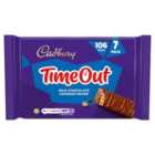Cadbury Timeout Chocolate Wafer Biscuit Bar Multipack 7 Pack 141.1g