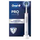 Oral-B Pro 3 3000 White Cross Action Electric Toothbrush