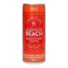 M&S Peach On The Beach Cocktail 250ml