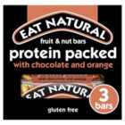 Eat Natural Protein Packed Chocolate & Orange Bars 3 x 40g